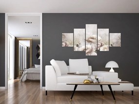 Obraz - Różowe krzewy (125x70 cm)