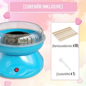 HOMCOM Maszyna do waty cukrowej do domu 550W na przyjęcie dla dzieci, urodziny, imprezę | Aosom PL