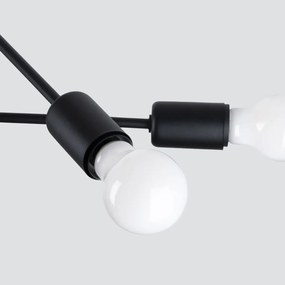Żyrandol NORAH 4 czarny SOLLUX  LIGHTING