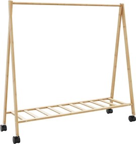 Wieszak drewniany z półką T1-B66