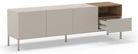 Kremowa szafka pod TV 180x55 cm Cailin – Marckeric