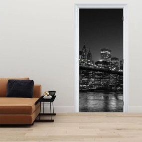 Fototapeta na drzwi - Most Brookliński w Nowym Jorku (95x205cm)