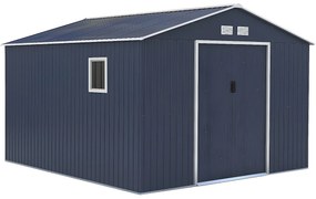 Altana ogrodowa ARCHER ze stali galwanizowanej w kolorze szarym – 12,99 m²