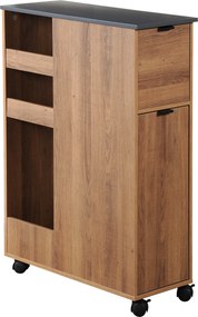 Wózek kuchenny z koszem na śmieci, 60 x 25 x 86 cm