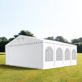TOOLPORT XXL 8x8m Namiot imprezowy - 2,6 m wysokość ścian bocznych, PVC 800, biały - (5200)