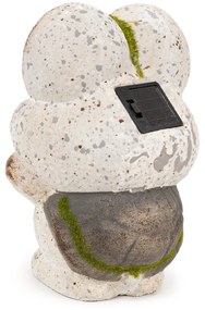 Solarna dekoracja zewnętrzna Żółw, 12,5 x 20 x 13 cm, ceramika