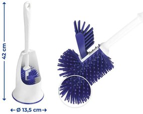 Samoczyszcząca szczotka do WC + pojemnik
