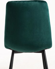 Zestaw 4 Krzese Liny Aksamitne