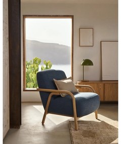Niebieski fotel Sylo – Kave Home