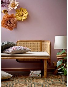 Lampa stołowa w ciemnym naturalnym kolorze z tekstylnym kloszem (wysokość 54 cm) Svale – Bloomingville