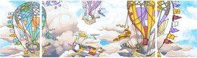 Obraz - Wyprawa w chmurach (170x50 cm)