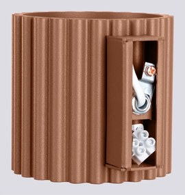 Jasnobrązowy kinkiet ø 10 cm Zora – Sollux