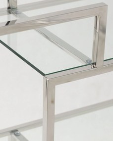 Regał Hypnose silver 115x40x202cm