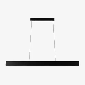Liniowa Aluminiowa Lampa Sufitowa Led (120 Cm) Astley Czarna - Sklum