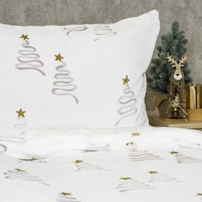 4Home Pościel mikroflanela Christmas tree, 140 x 200 cm, 70 x 90 cm