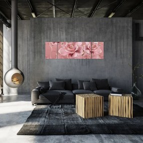 Obraz - Dekoracje kwiatowe (170x50 cm)