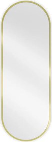 Mexen Loft lustro łazienkowe owalne 100 x 35 cm, rama złota - 9851-100-035-000-50