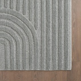 Dywan nowoczesny 3D Art szary 60 cm x 110 cm
