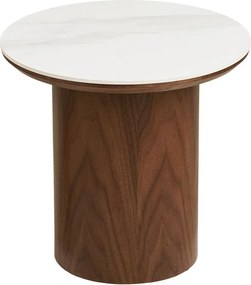 Okrągły stolik z ceramicznym blatem ø 40 cm Noli – House Nordic