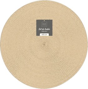 Plastikowa mata stołowa ø 35 cm Zebulon – douceur d'intérieur