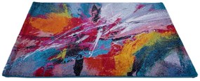Dywan nowoczesny Folk ekspresja wielokolorowy 160 cm x 230 cm