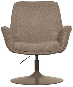 Beżowy fotel z regulowaną wysokością siedziska Marten – WOOOD