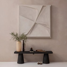 Ciemnobrązowa ławka Clyde – WOOOD