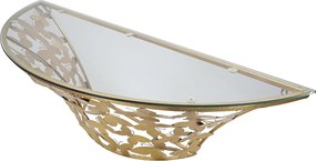 Stolik Kawowy VKH554, Złoto, 120x40,5x37,2 cm, Kendra Home