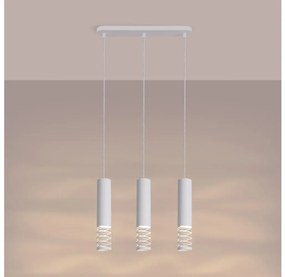 Sollux SL.1688 - Żyrandol na lince LAMI 3xGU10/10W/230V biały