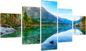 Obraz - Jezioro Hintersee (125x70 cm)