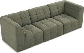 Zielona sofa z materiału bouclé 255 cm Aloha – Makamii