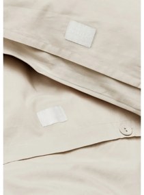 Beżowa pościel jednoosobowa z perkalu bawełnianego 140x200 cm Christmas Fable – JUNA