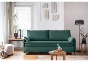 Turkusowa rozkładana sofa 207 cm Simon – Miuform