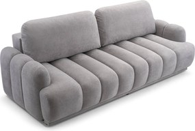 Sofa z Funkcją Spania CAMBIONA Rozkładana Szara Nowoczesna