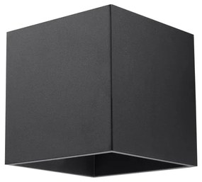 Czarny kinkiet Sollux Geo