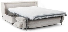 Beżowa sztruksowa rozkładana sofa 184 cm Isadora – Bobochic Paris