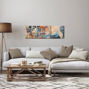 Obraz - Urodzony by jeździć (z zegarem) (90x30 cm)