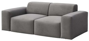 Szara sztruksowa sofa 205 cm Villet – Rodier