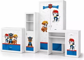 Szafa dziecięca Seal z nadrukiem bajkowym 190 cm MDF z półkami do pokoju dziecka