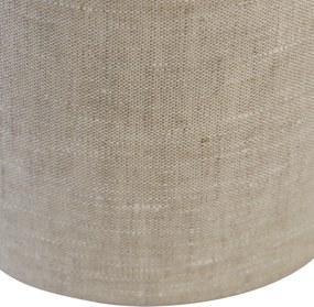 Abażur z tkaniny jasnoszary 18/18/14