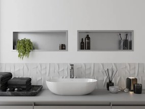 Mexen X-Wall-R półka wnękowa z kołnierzem 60 x 20 cm, inox - 1910602010