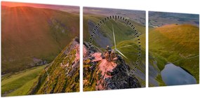 Obraz - Blencathra (z zegarem) (90x30 cm)