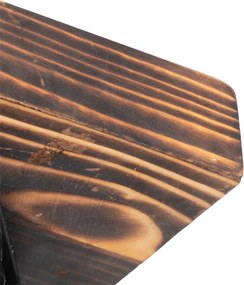 Industrialny reflektor sufitowy drewno z betonem - Creto