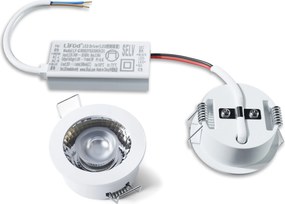 Punktowy reflektor wpuszczany LED kolor neutralny biały