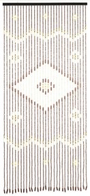 Bambusowa zasłona na drzwi w naturalnym kolorze 90x200 cm Rhombus – Maximex