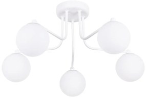 Żyrandol ASTRAL 5 biały SOLLUX  LIGHTING