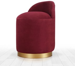 Stołek Dover Claret Red