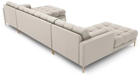 Beżowy narożnik (w kształcie litery U) Bali – Cosmopolitan Design