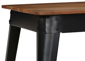Stół z drewna akacjowego Timber 2X – brązowy