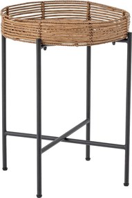 Zestaw mebli ogrodowych z imitacji rattanu w naturalnym kolorze dla 2 osób Dudine – Bloomingville